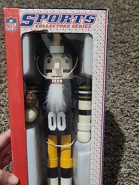 NFL Sports Collectors Series Football Nutcracker - Black & Gold
